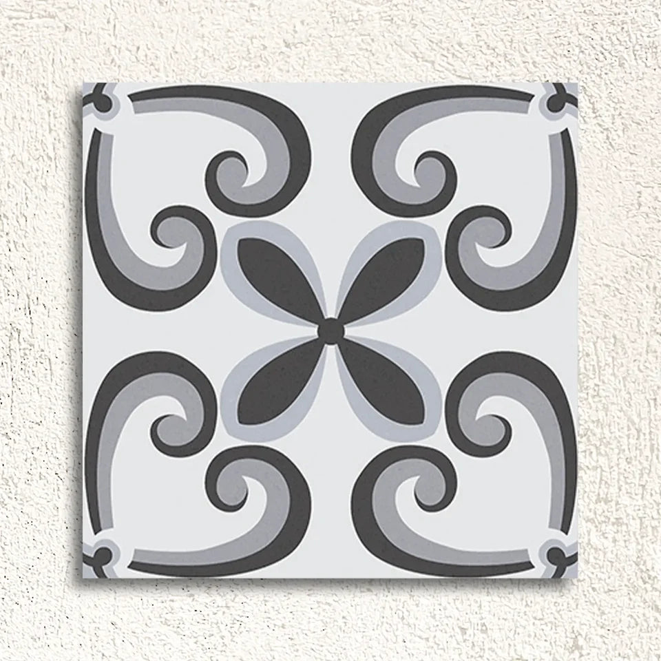 Lumier Pattern Black 16.5x16.5cm