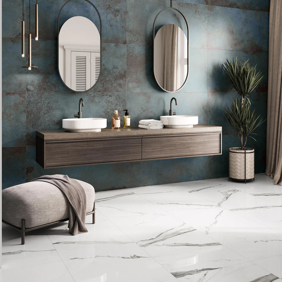 Alloy Azzuro Semi-Polished 60x120cm