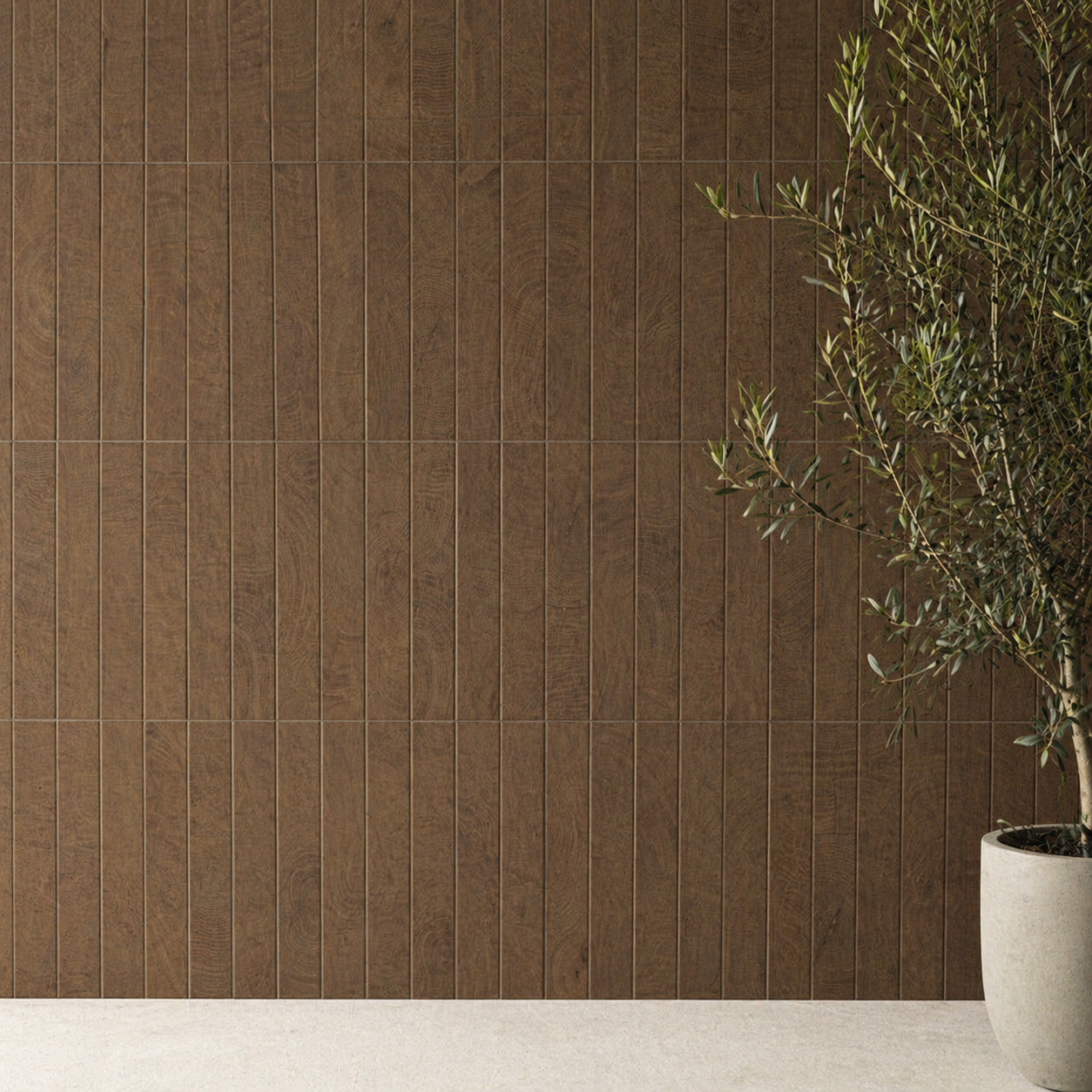 Fraser Espresso Wood Brick 5.3x30cm
