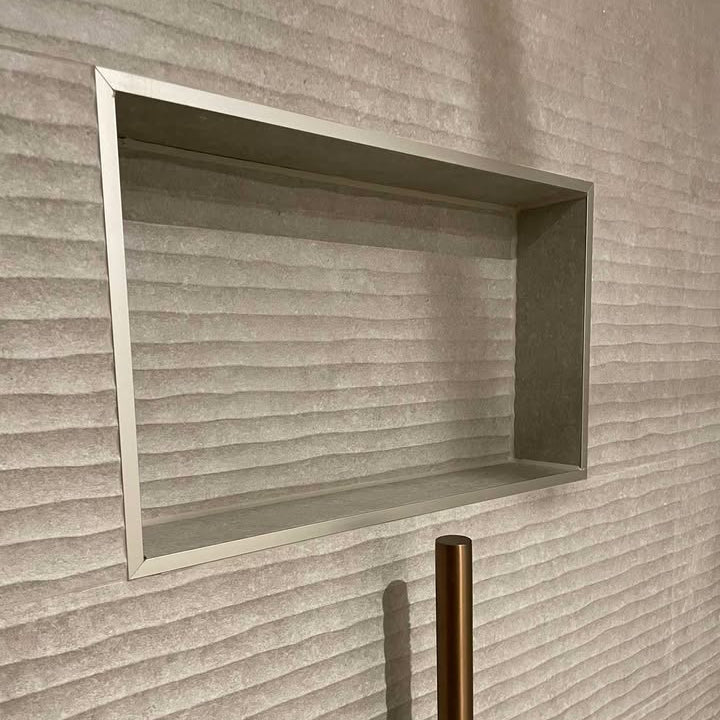 Light Stone Taupe Score Wall 30x90cm