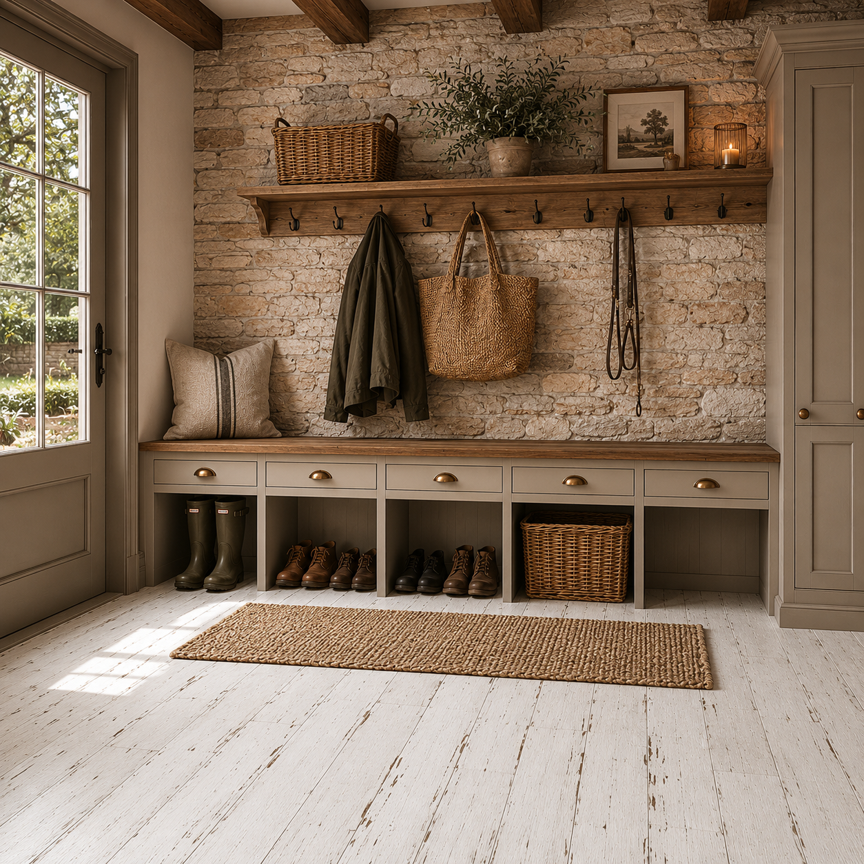 Barnwood White 15x90cm