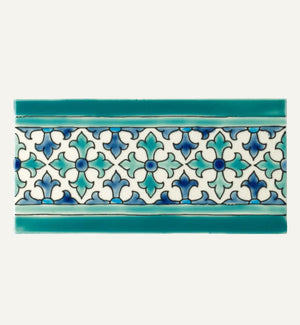 Andalucia Morena Border 10x20cm