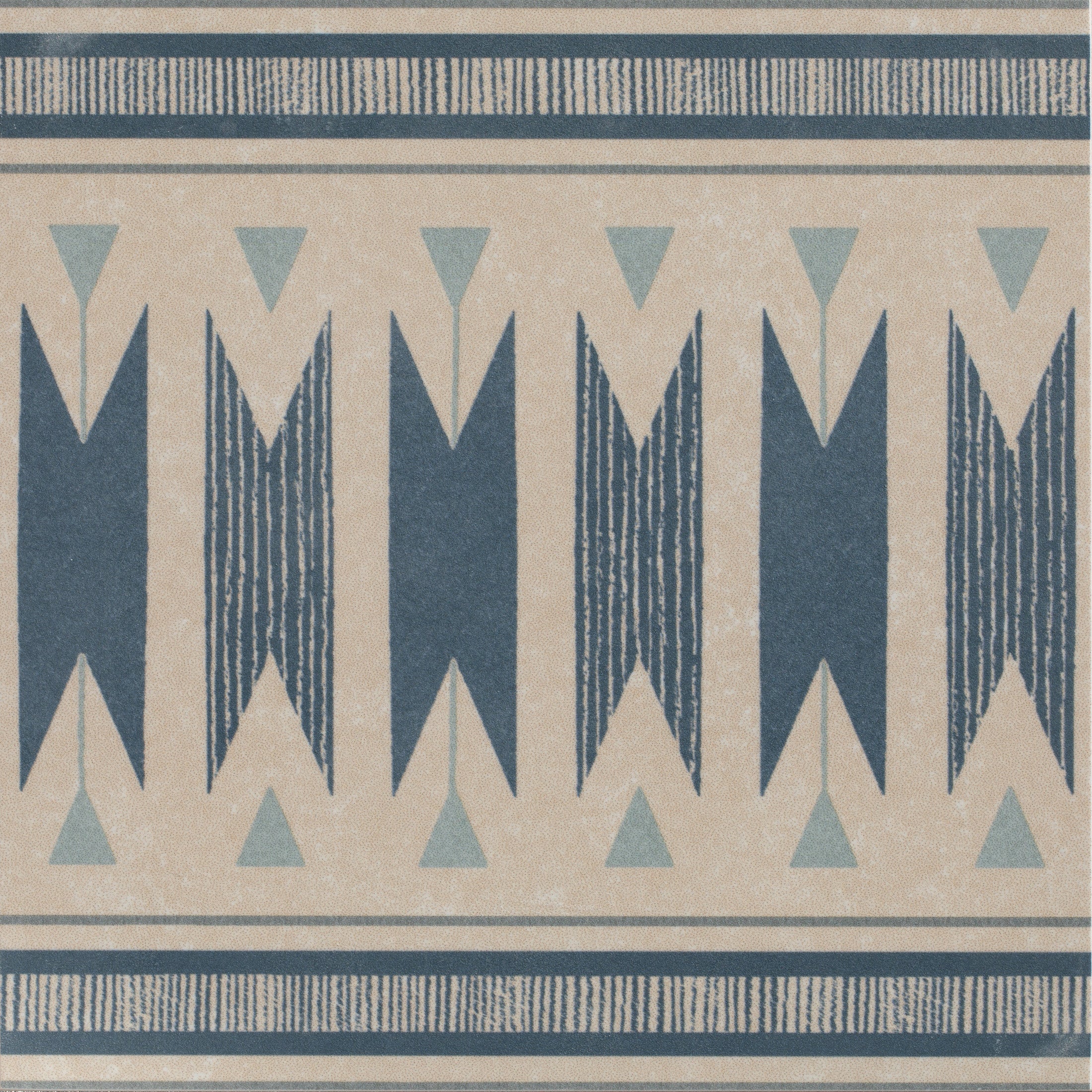 Aventuras Ziggy Border Blue 15x15cm