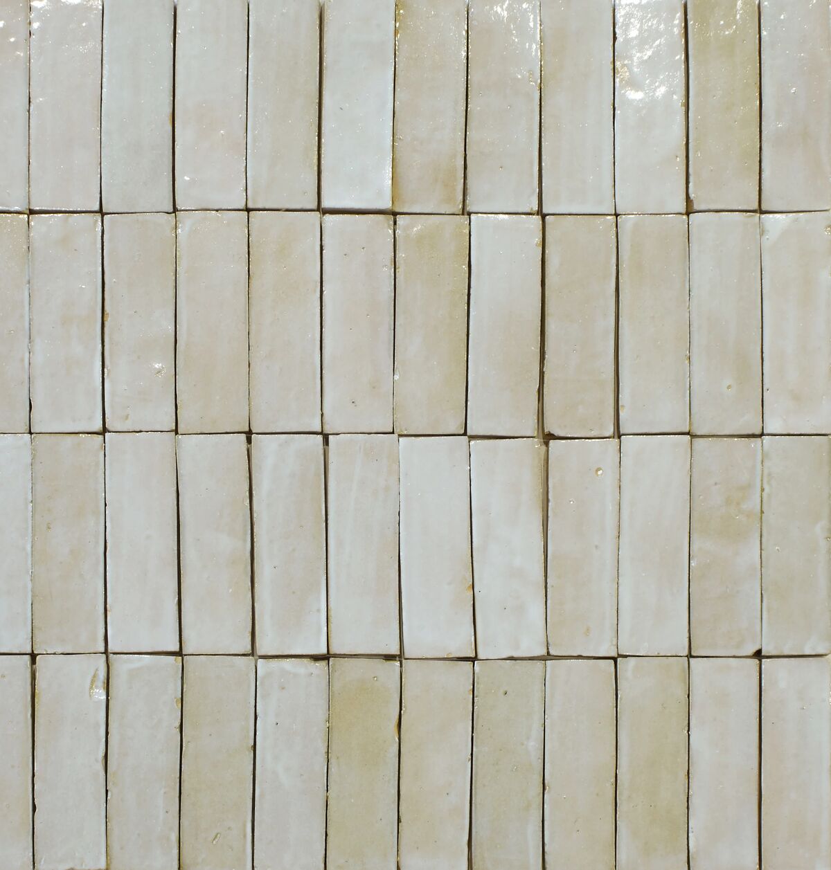 Medina Cloudy White Zellige Rectangle 5x15cm