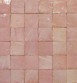 Medina Leather Pale Square Zellige 10x10cm