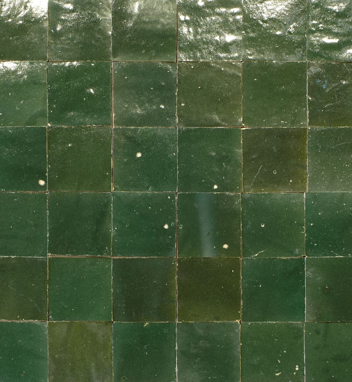 Medina Moss Green Square Zellige 10x10cm