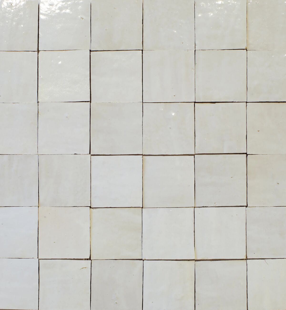 Medina Pure White Square Zellige 10x10cm