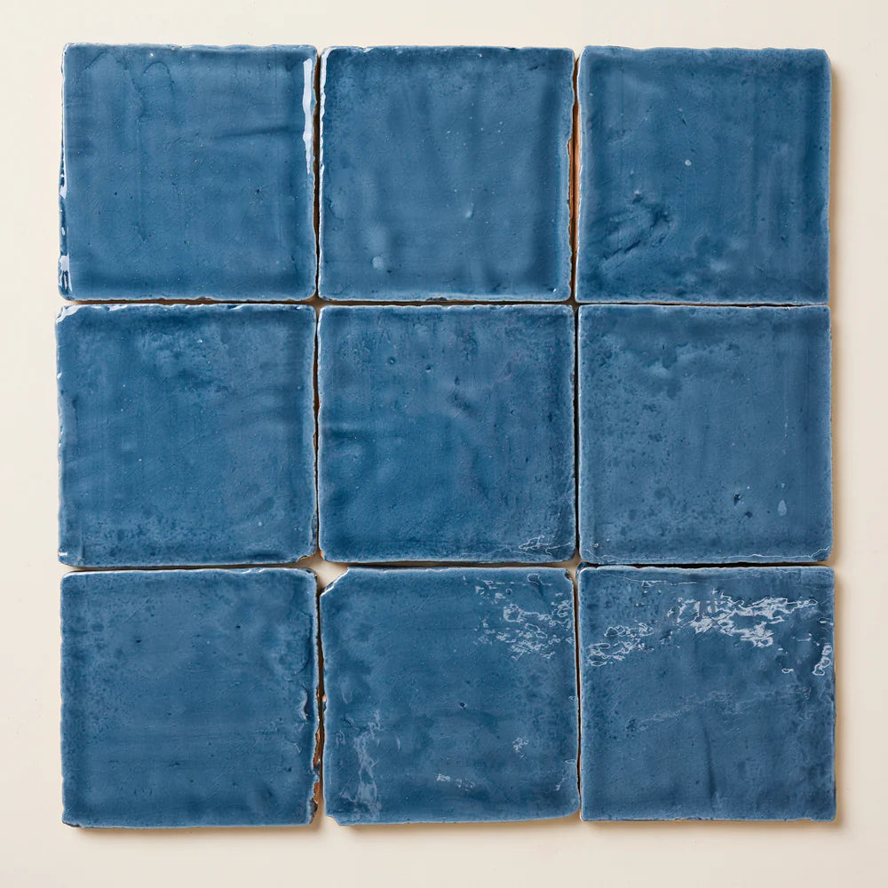 Rediscovered Navy Glazed Plain 11x11cm