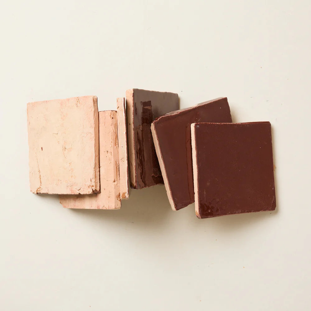 Rediscovered Crimson Glazed Plain 11x11cm