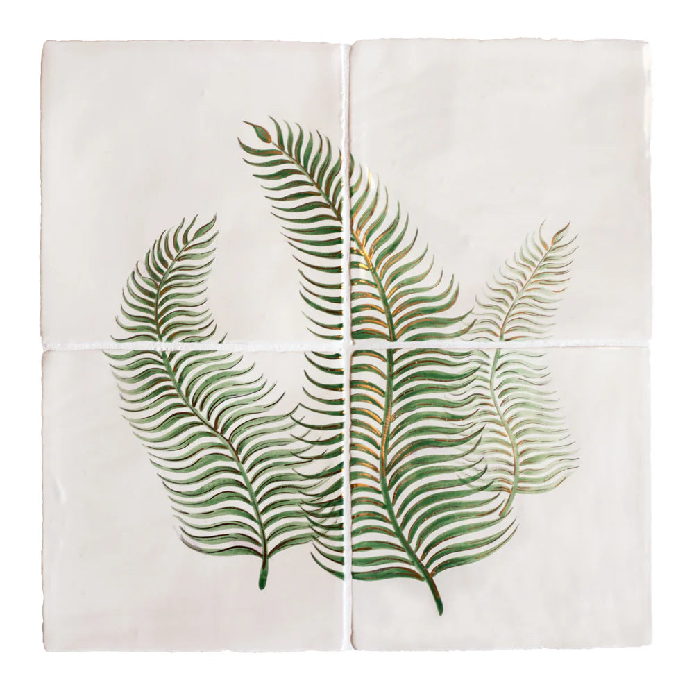 Glass House Boston Fern 26x26cm Panel