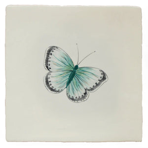 Garden Insects Chalk Blue Butterfly Right 13x13cm