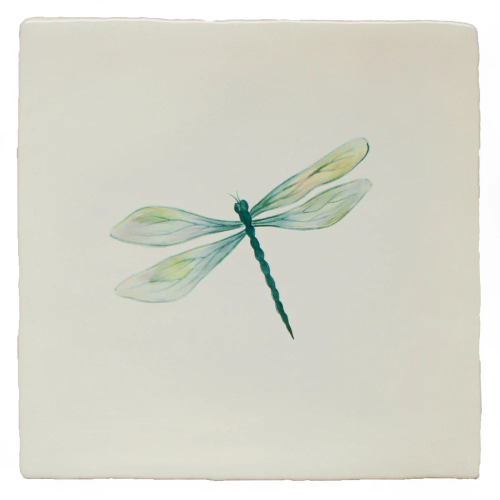 Garden Insects Dragonfly in Flight Left 13x13cm