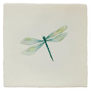 Garden Insects Dragonfly in Flight Left 13x13cm