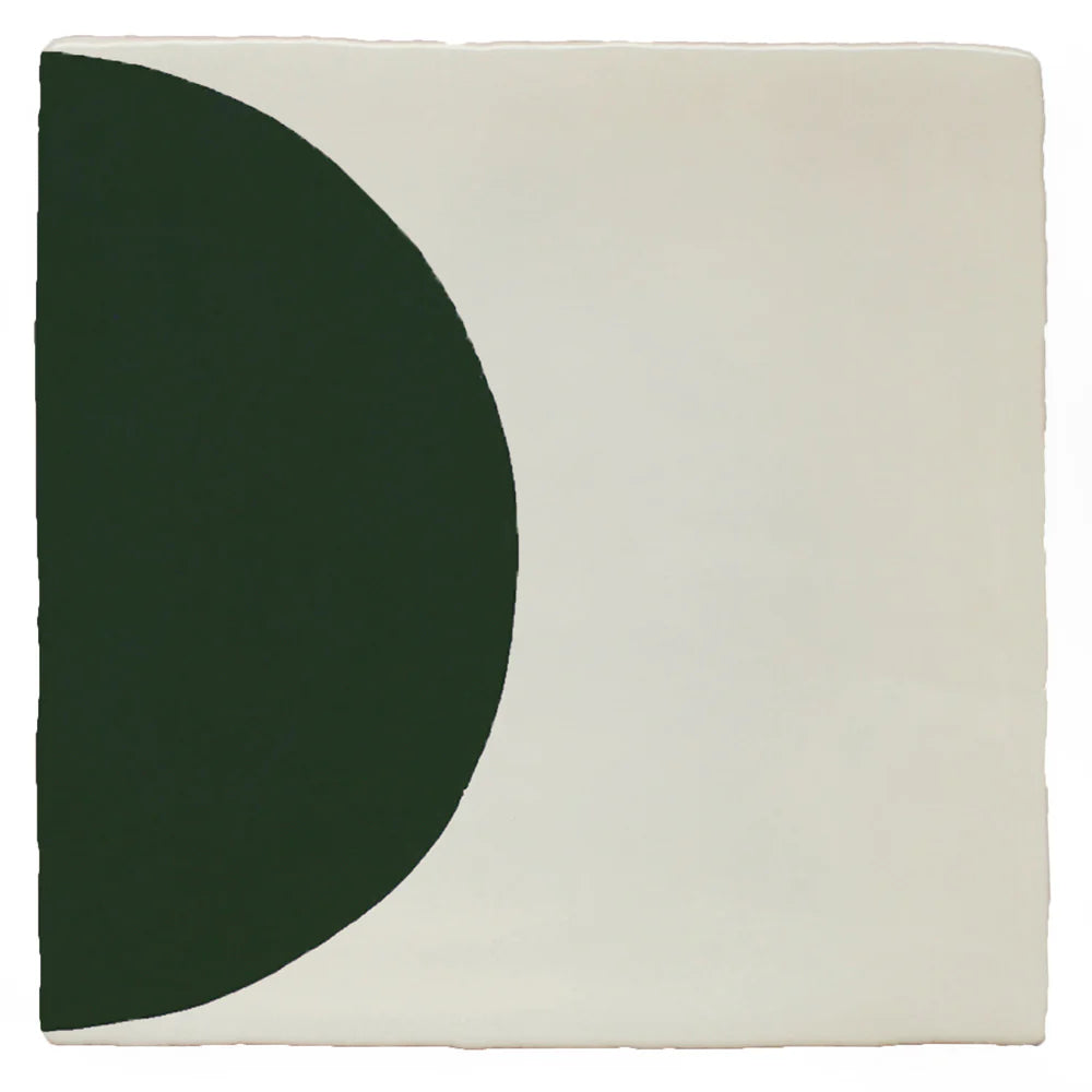 Arc Half Bottle Green 13x13cm