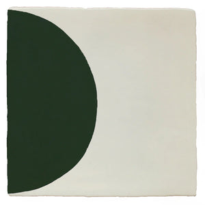 Arc Half Bottle Green 13x13cm