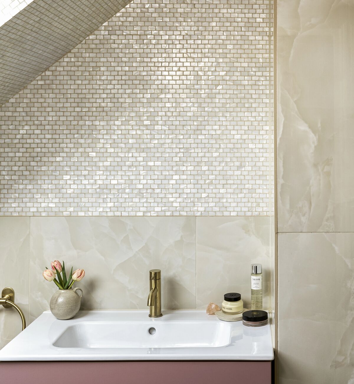 Mother of Pearl White Rectangle Mosaic 31.8x32.8cm