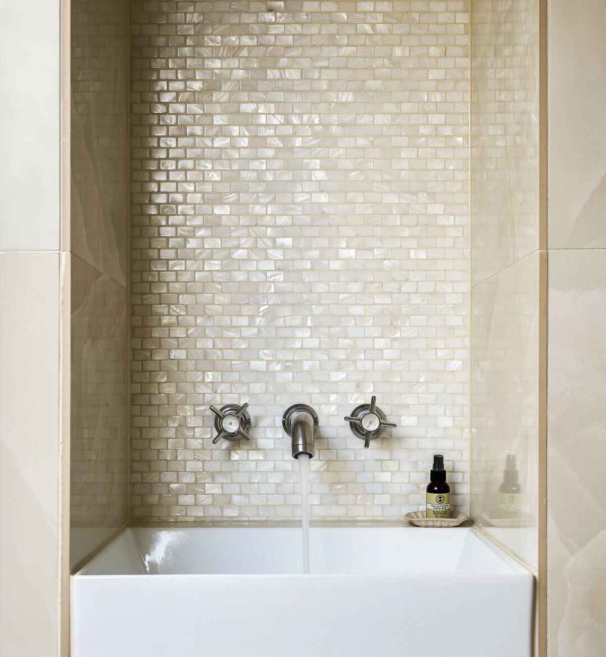 Mother of Pearl White Rectangle Mosaic 31.8x32.8cm