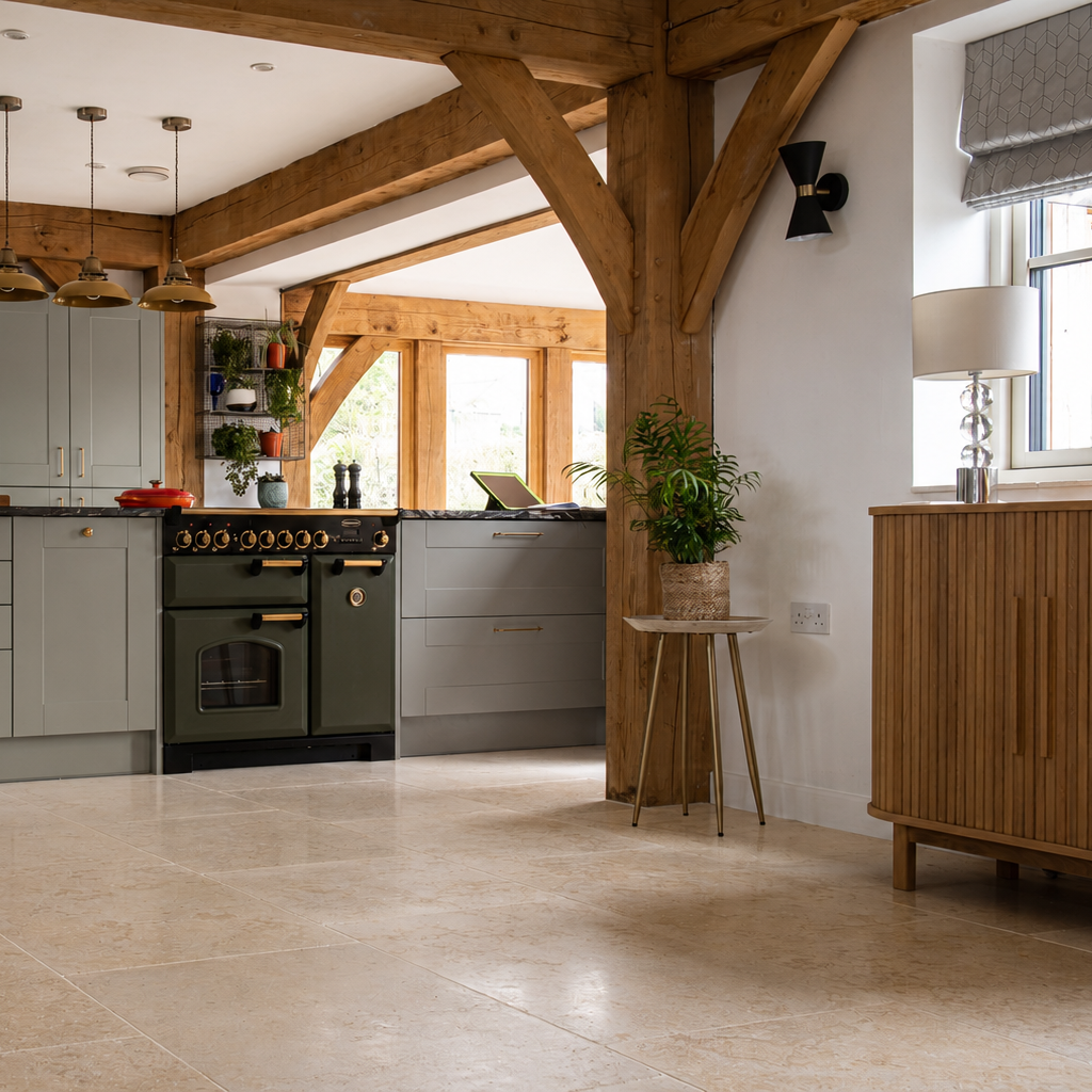Chateau Ivory Tumbled Limestone 60cmxRandom Length