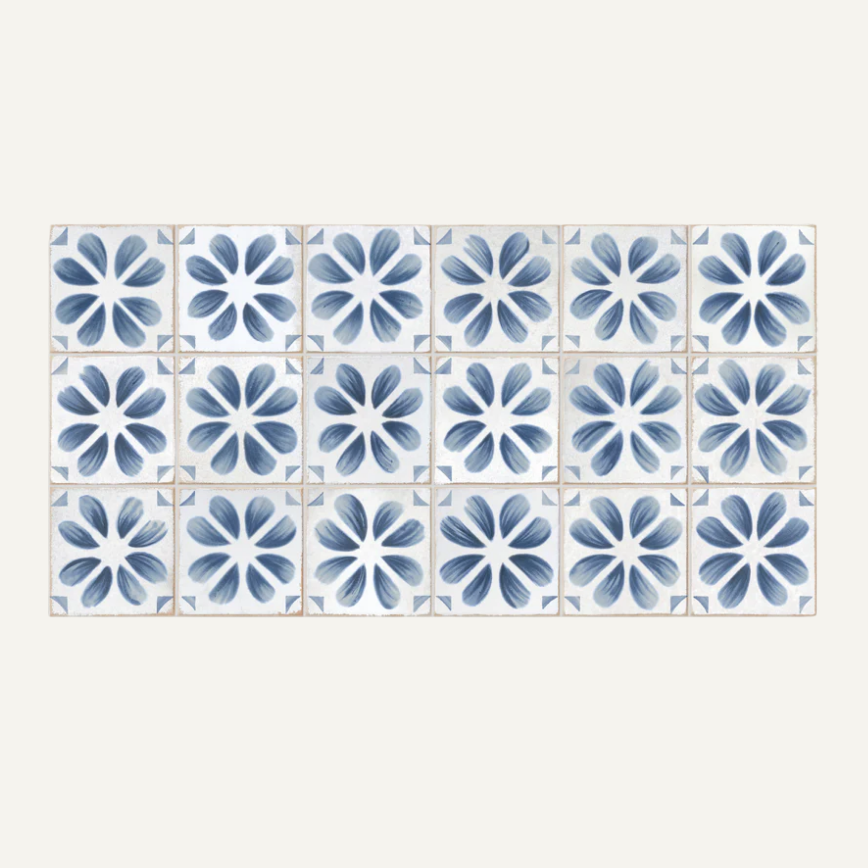 Dakota Flora Ice 32x62.5cm