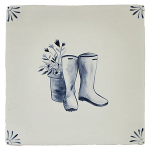 Cotswold Delft Wellies 13x13cm