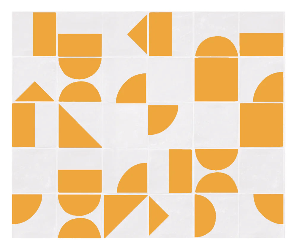 Arc Half English Mustard 13x13cm