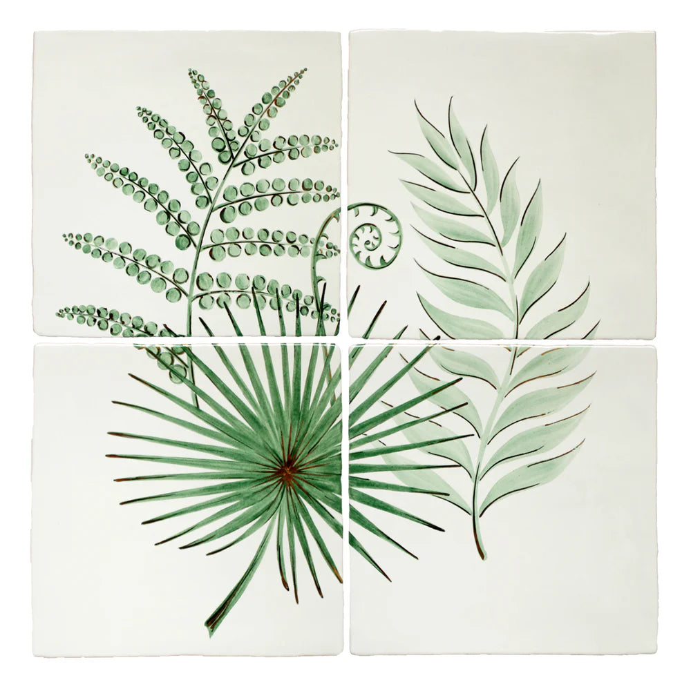 Glass House Cinnamon, Fan and Parlour 26x26cm Panel