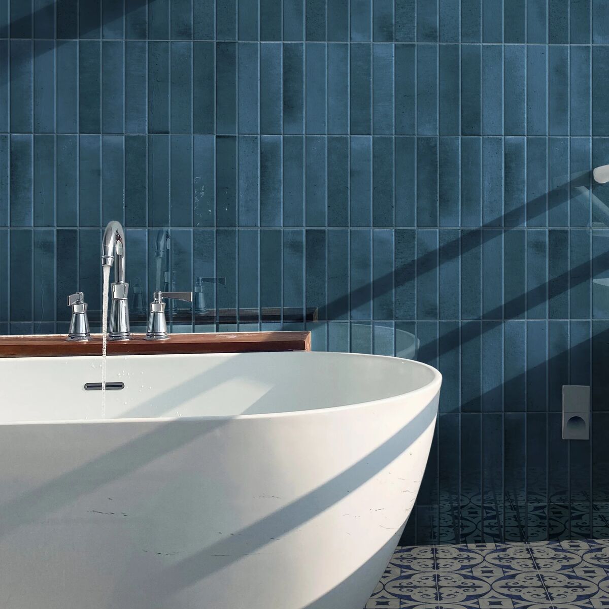 Ixworth Navy Brick 25x6cm