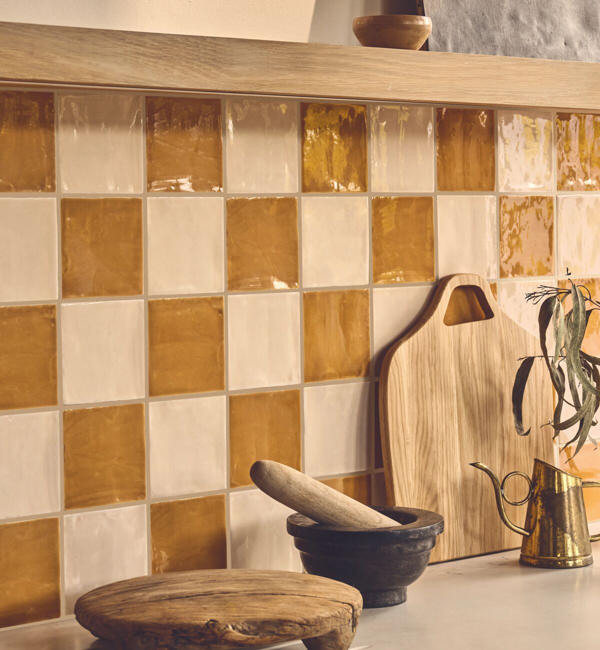 Jaipur Old Orchre 13x13cm