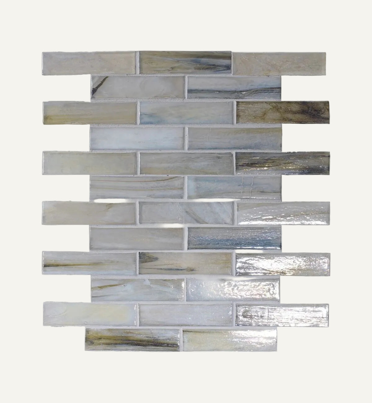 Malacassa Oasis Bricks Mosaic 25.4x31.8cm