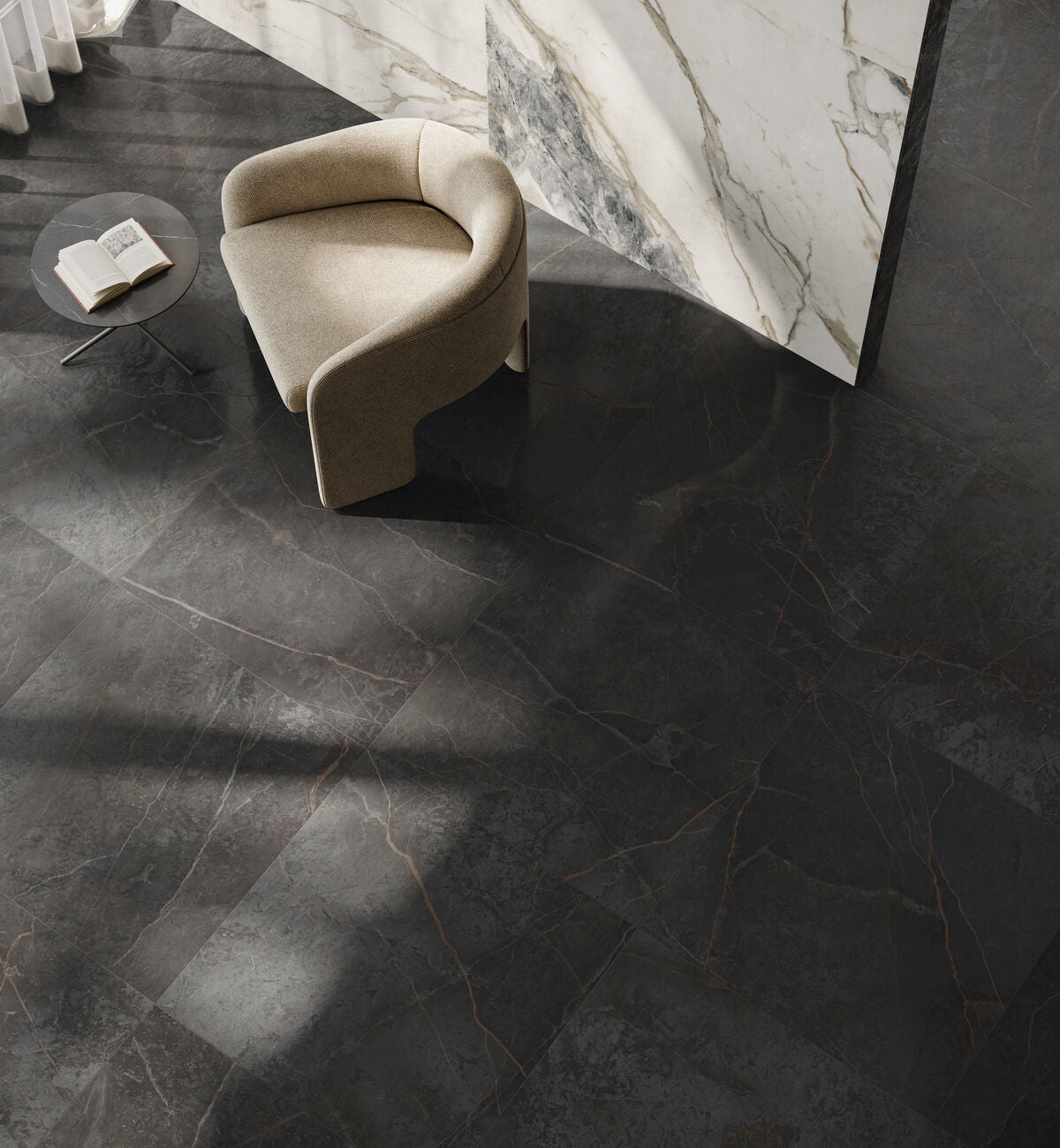 Milos Black 80x80cm