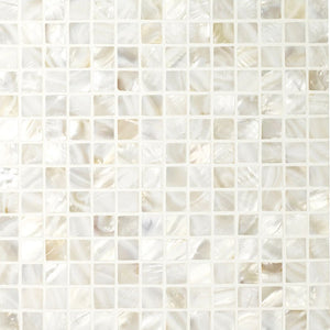 Mother of Pearl White Square Mosaic 30.4x30.4cm