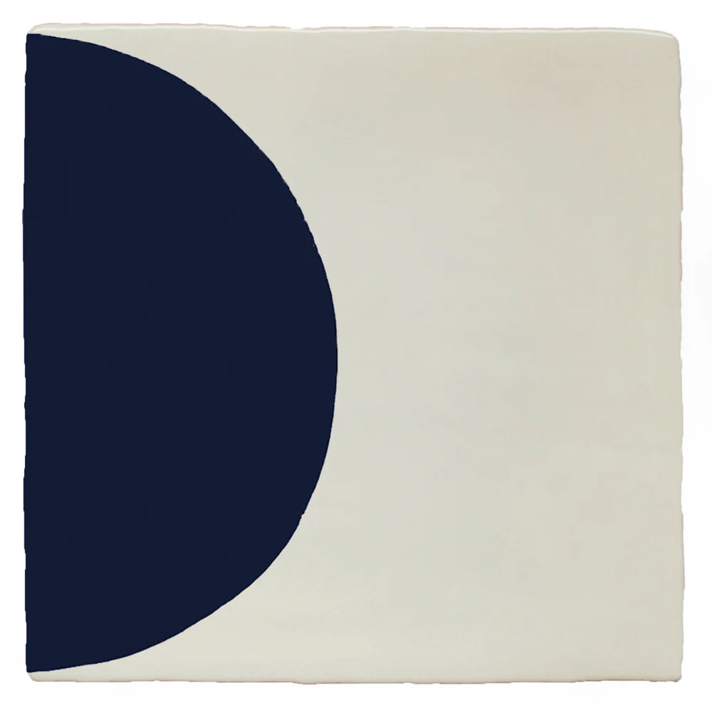 Arc Half Navy 13x13cm