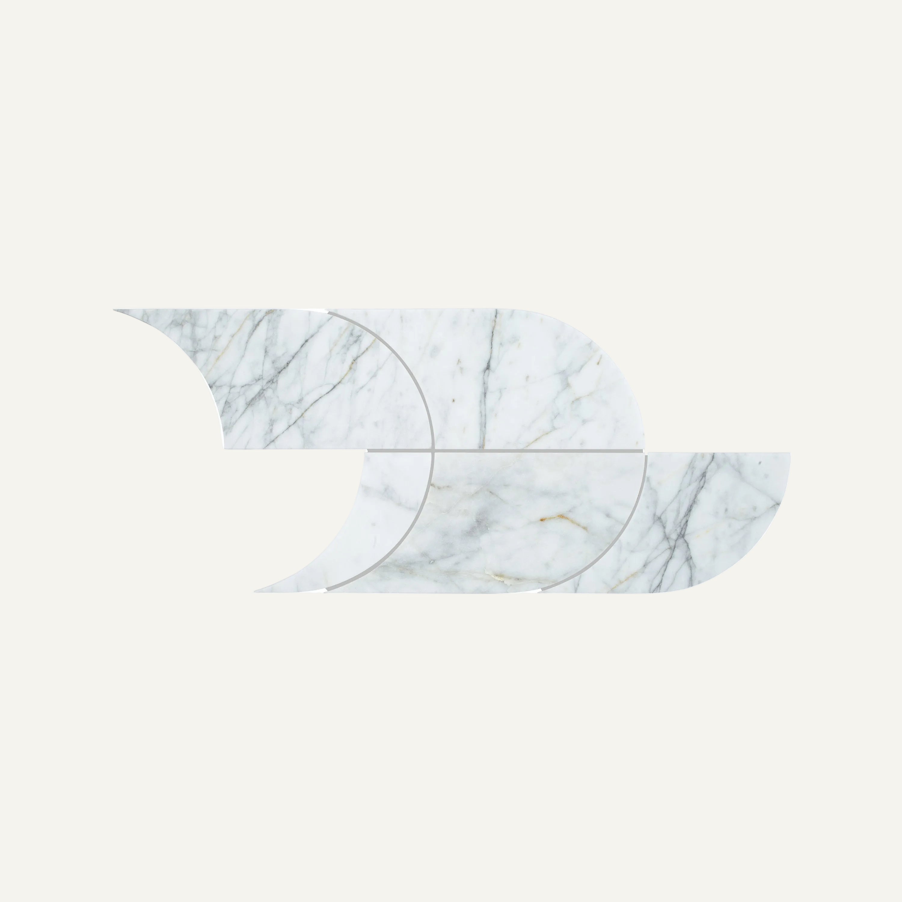 Ottimo Marble Curve Mosaic 20x30.5cm