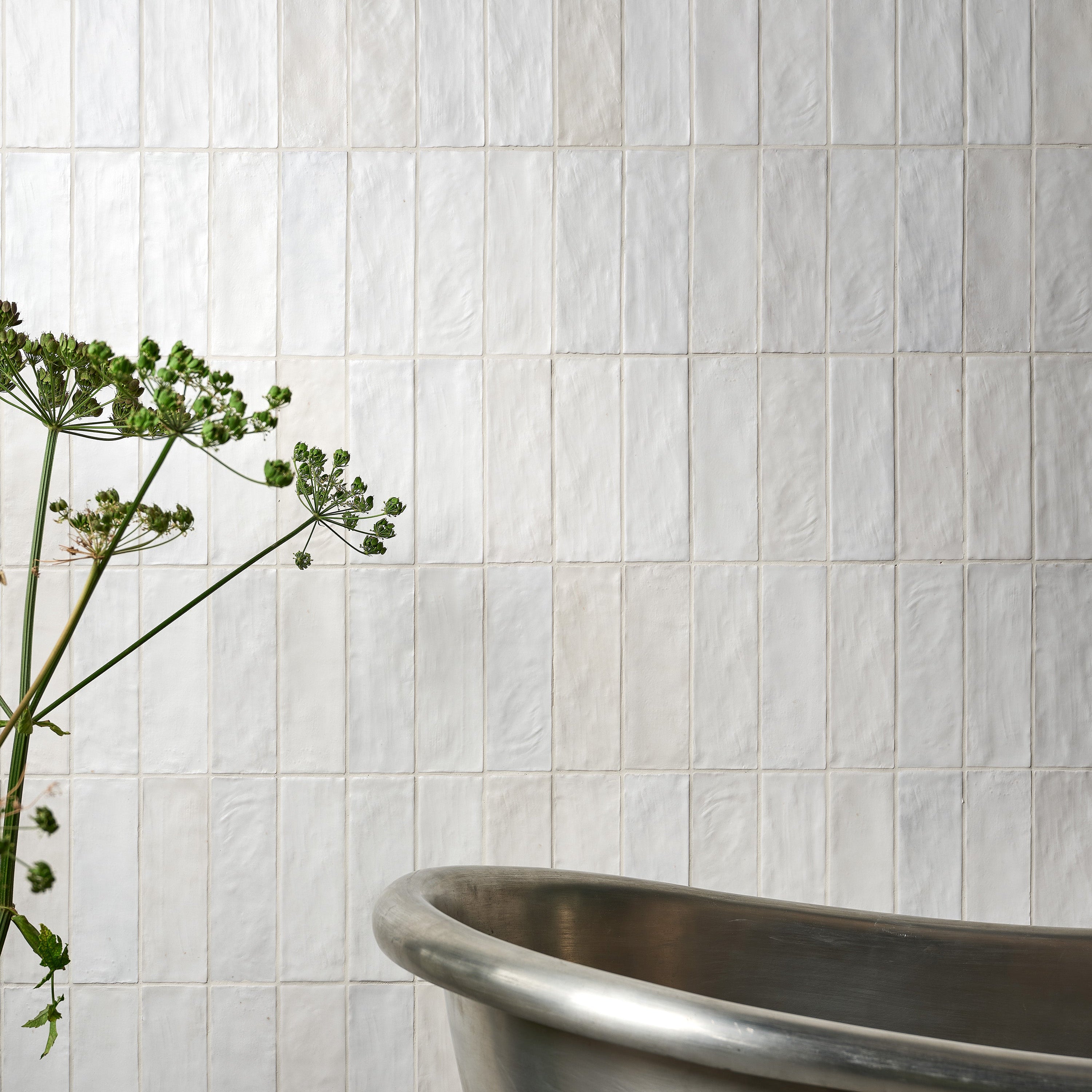 Oasis White Matt 6.5x20cm