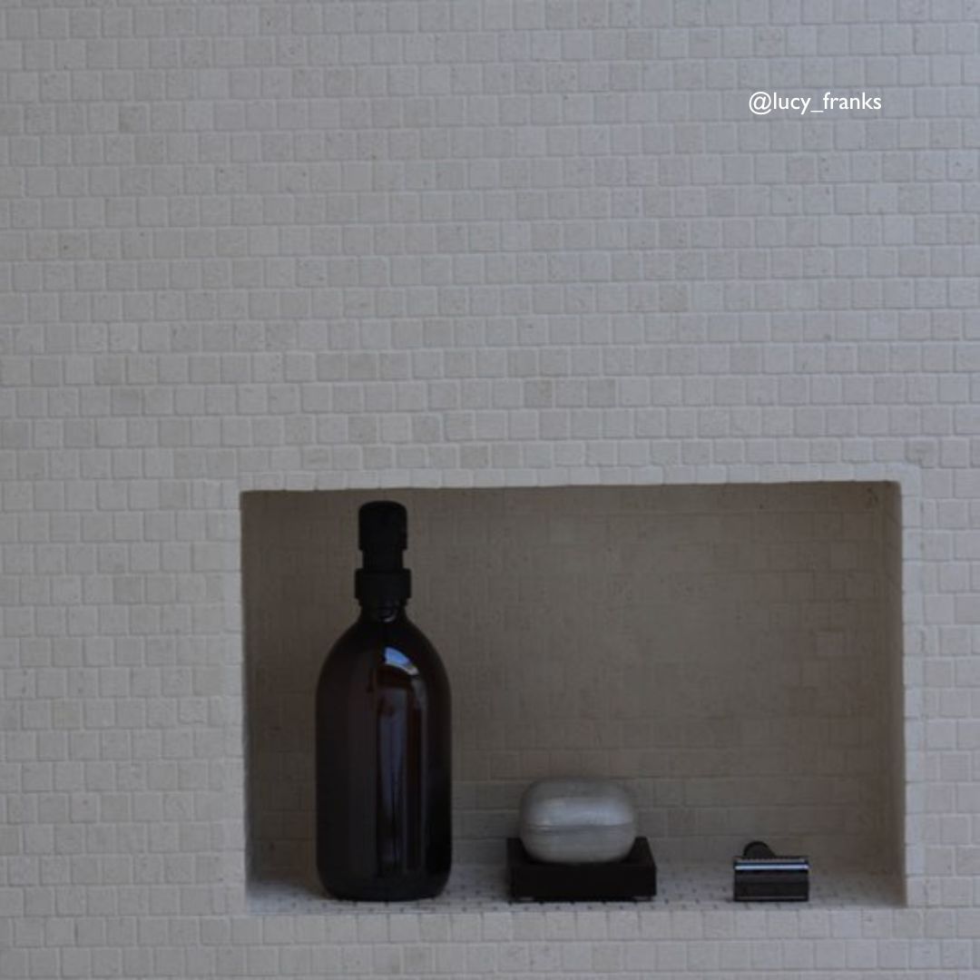 Palio Limestone Brickbond Mosaic 30.5x30.5cm