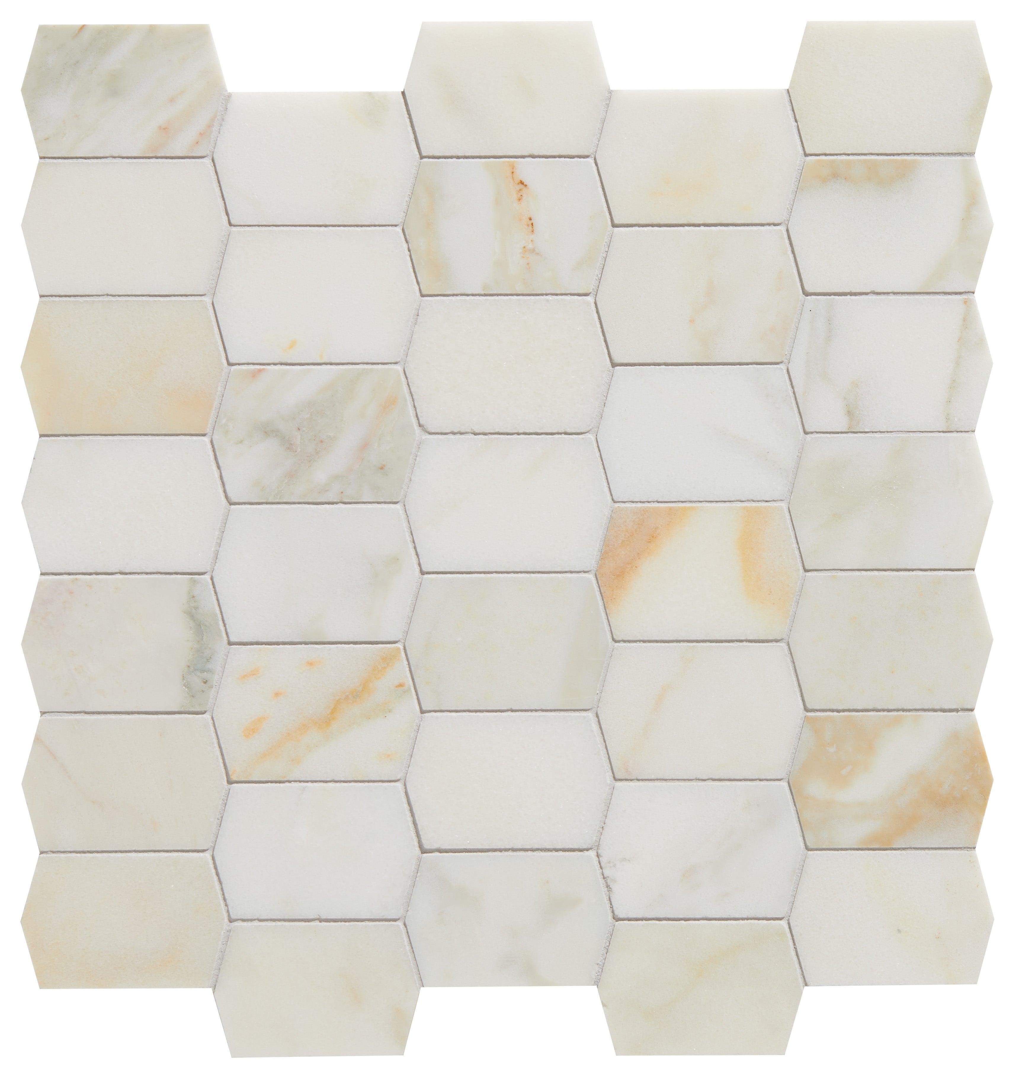 Palazzo Oro Picket Marble Mosaic 30.3x34cm
