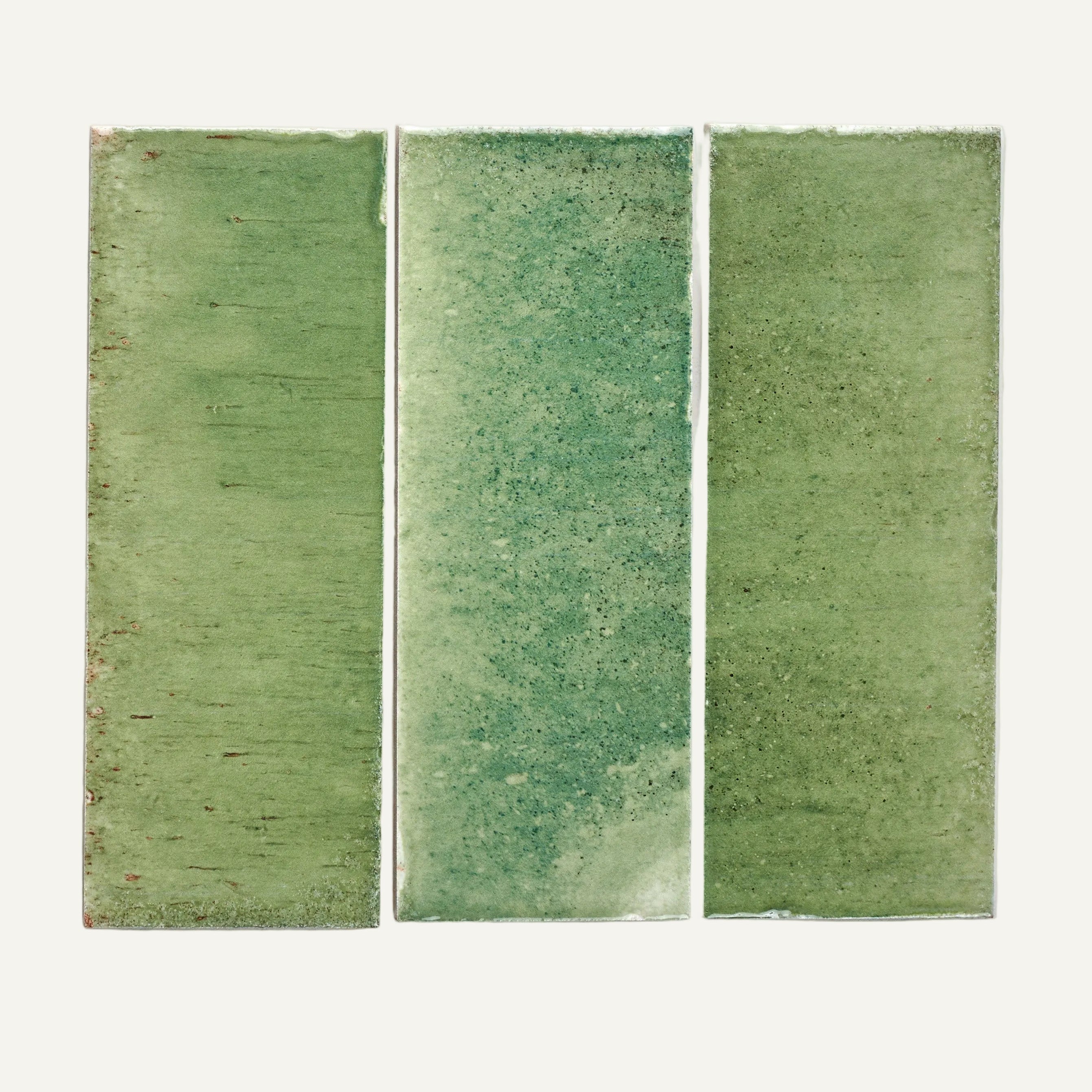 Pottery Porcelain Kale Green 7.5x20cm