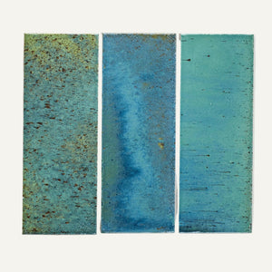 Pottery Porcelain Ocean Blue 7.5x20cm