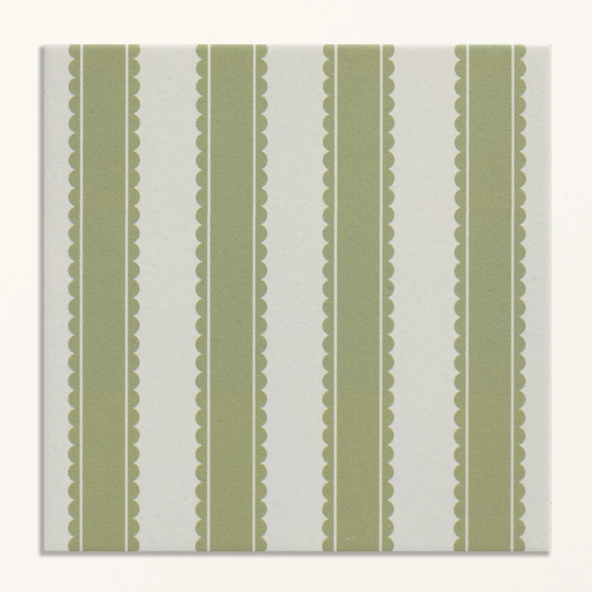 Pinetum Stripe Sage 20x20cm -Sanderson