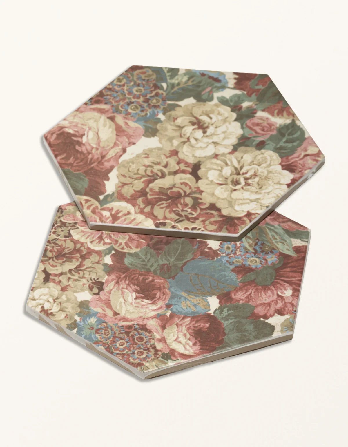 Very Rose & Peony Madder Hexagon -Sanderson