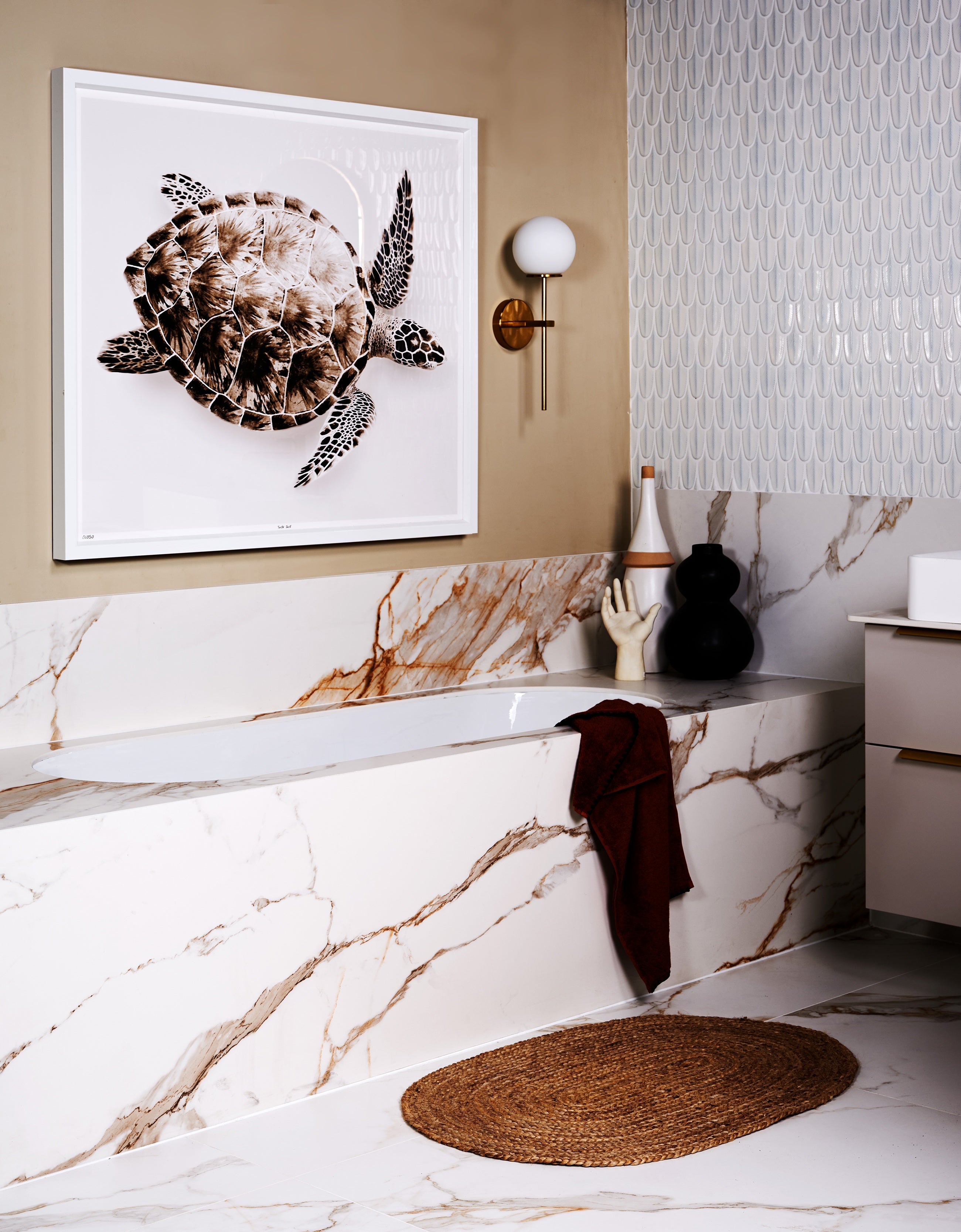 Preen Mosaic White 30.5x30cm