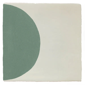 Arc Half Sea Green 13x13cm