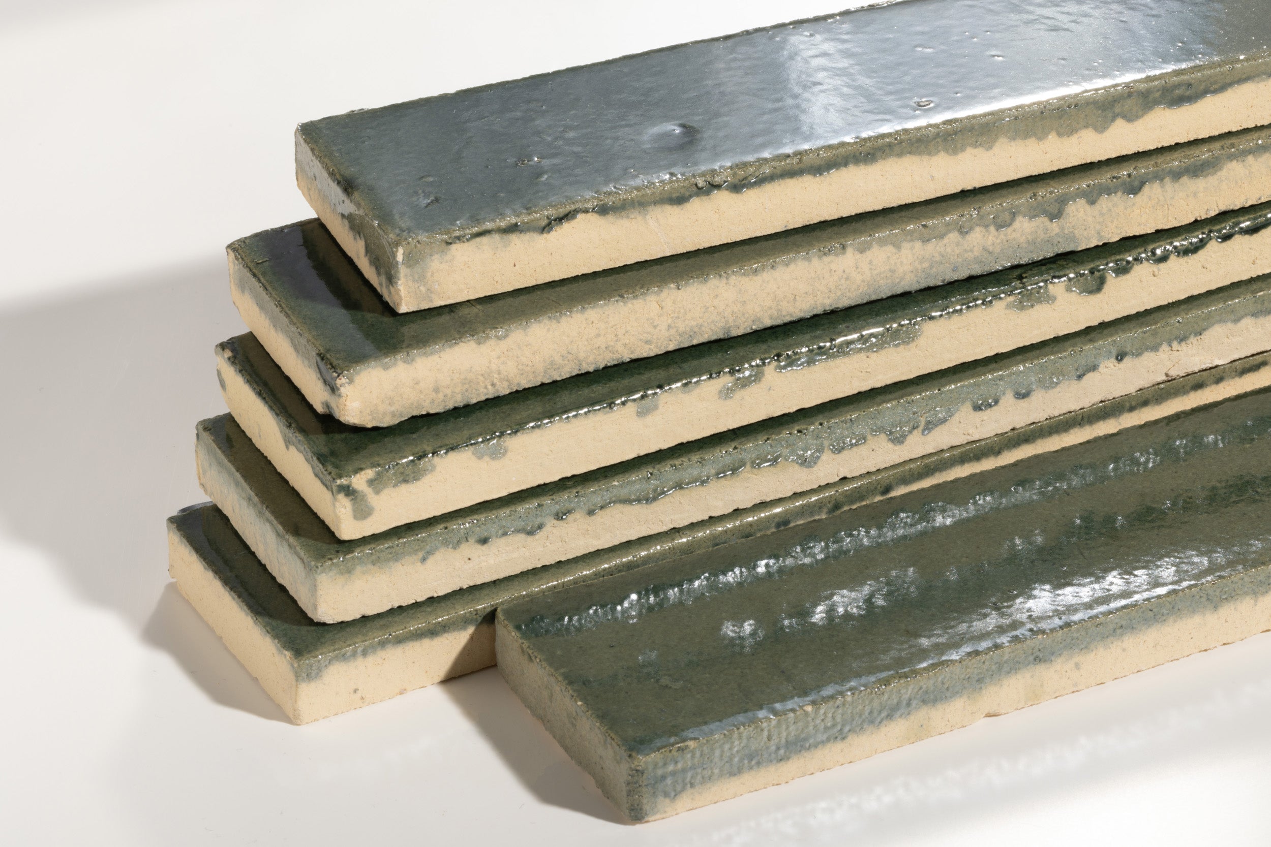 Stone Glaze Petrol Green 5x20cm