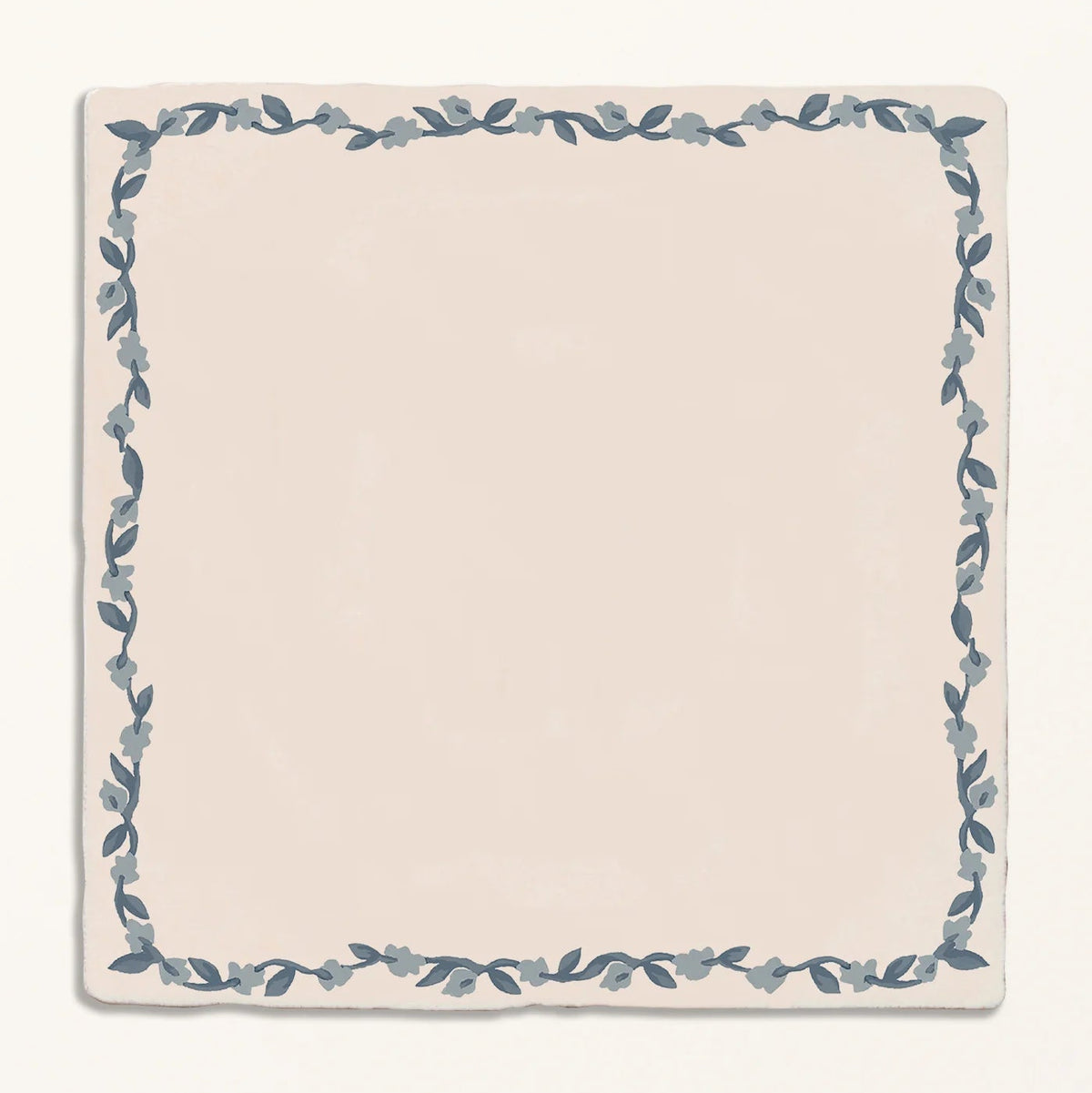 Aesop's Fables Pottery Blue Frame 13x13cm - Sanderson