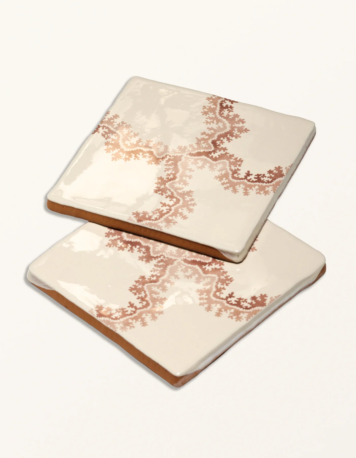 Oxbow Check Madder 13x13cm - Sanderson