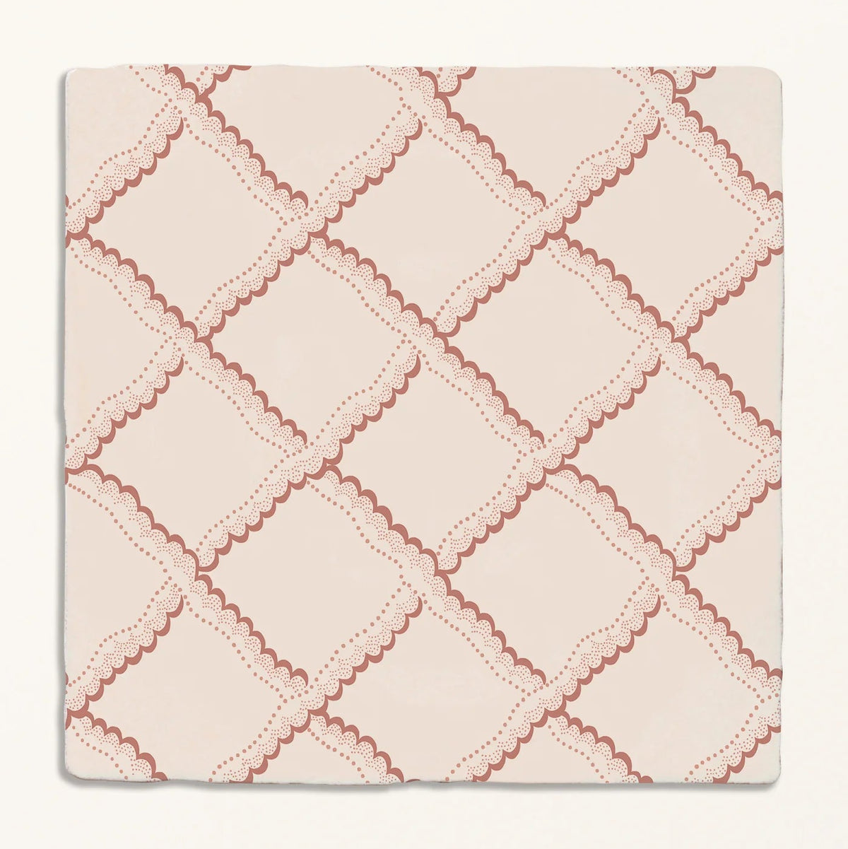 Rye Pink Clay 13x13cm - Sanderson