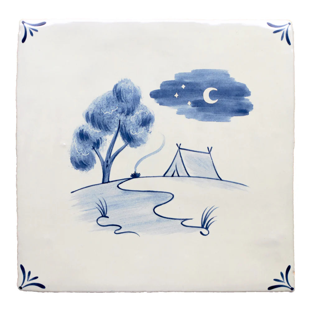 camping delft Wilderness Wild 13x13cm NOT_GIFTCARD Größe:ø70 mm Oasis Surf Camp, Santa