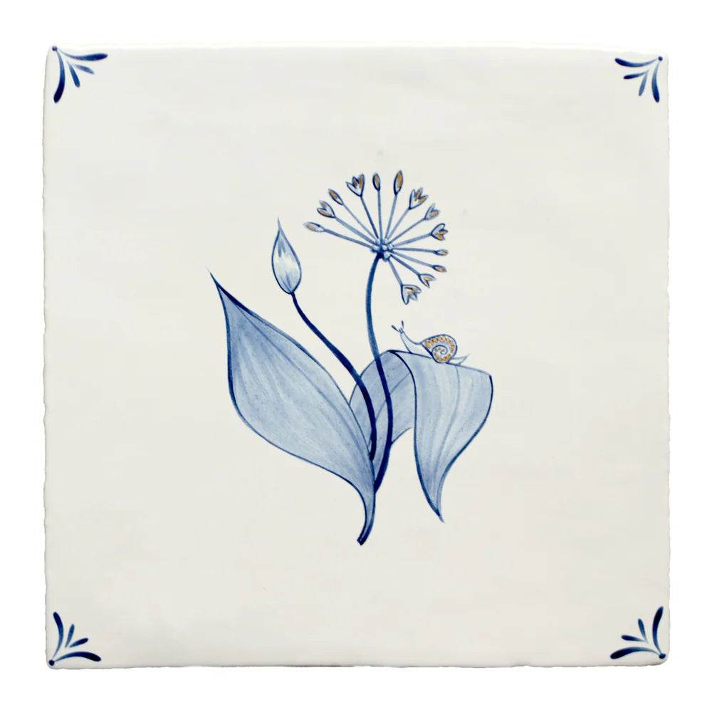 Wilderness Delft Garlic with Gold 13x13cm