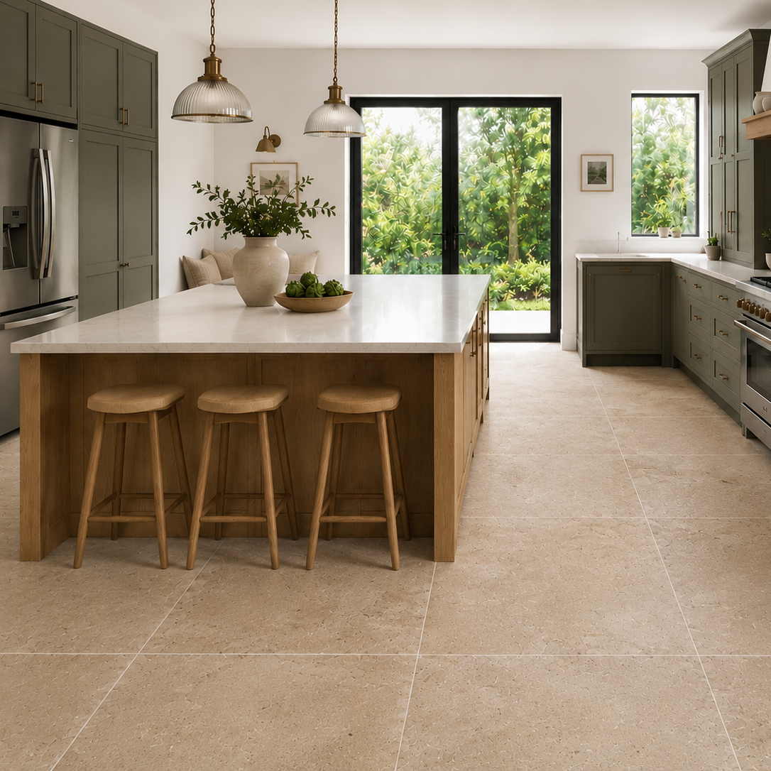Oldmere Tumbled Limestone 90x90cm