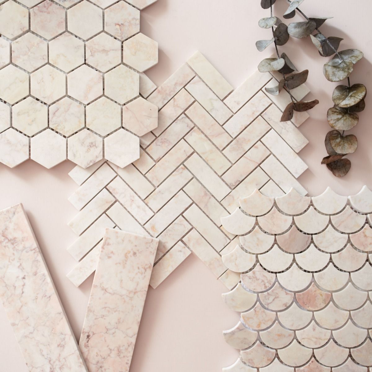 Aegean Large Hexagon Mosaic 29.5x30.5cm